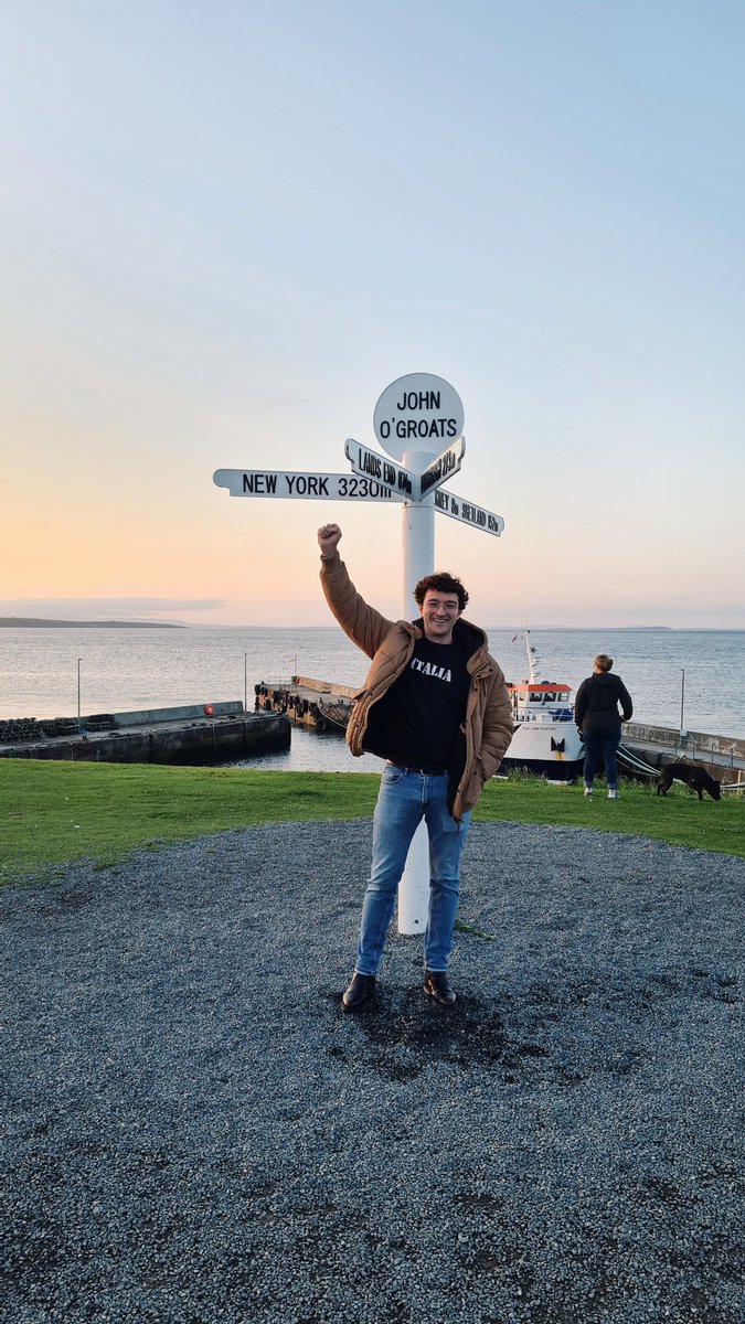Some day. Albums oot. What a response. We're such grateful young men! 💛 Celebratory pint in the John O'Groats Brewery  x