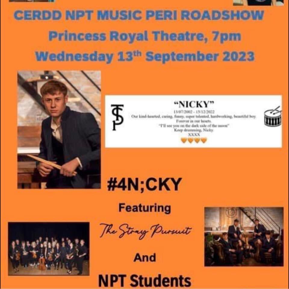 Tickets for sale online at the Princess royal theatre box office. £5(£4). Live music. Musical theatre, movies, rock and pop. You’ll be out of your seats dancing🎶( but you may need a hanky for one or two numbers 🧡.