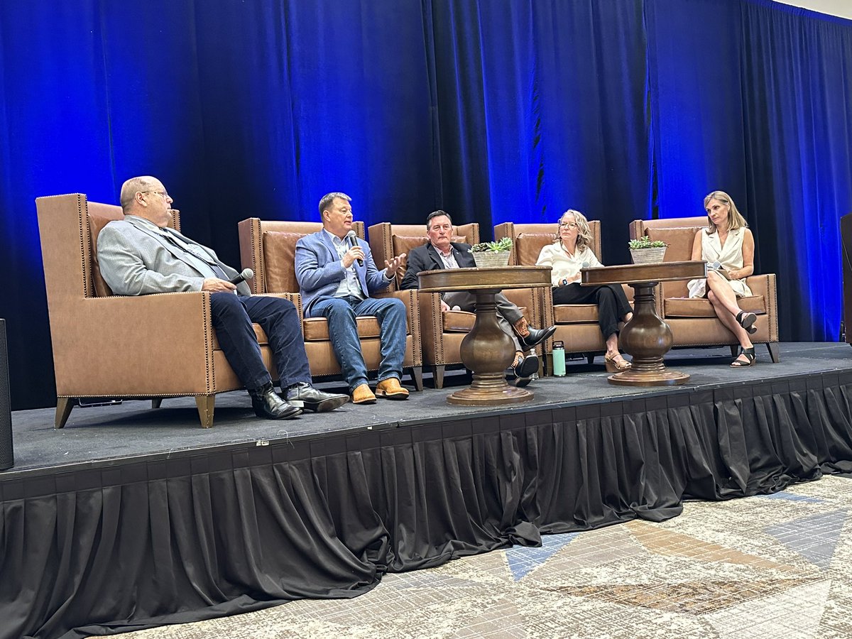 Thanks @TXTAGD for having me on the DFC panel at #txgroundwater23. #txlege we need to include sustainability in groundwater planning and provide more funding to @twdb and GCDs for science and fund our groundwater planning process.