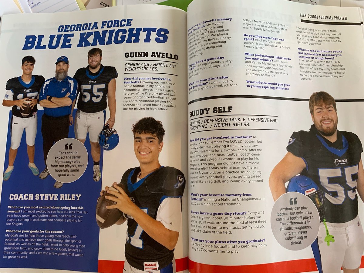 Buddythe_self's tweet photo. Honored to represent the Georgia Force Family! So grateful for this opportunity. Thank you @suwaneemagazine 
@QuinnAvello @georgiaforcefb https://t.co/vIac4nto3L