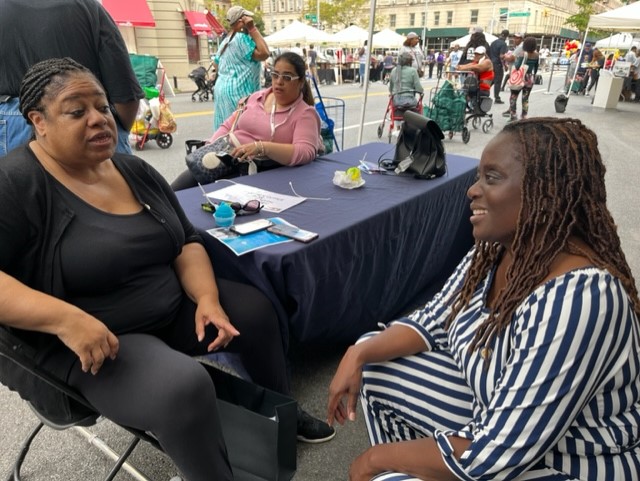 NYCDisabilities's tweet photo. The NYC Mayor's Office for People with Disabilities had the opportunity to attend the "Hope for Harlem". Our team had the privilege of introducing MOPD's mission and services to the wonderful residents of Harlem. #NYCMOPD #HopeForHarlem #InclusionForAll #CommunityEngagement https://t.co/ikH5Ai1ezi