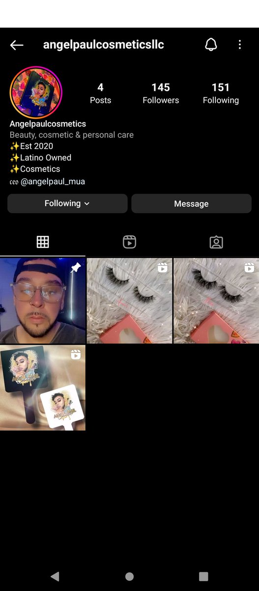 Go follow his IG ladies and Gents he just lost his other business page
 instagram.com/angelpaulcosme…