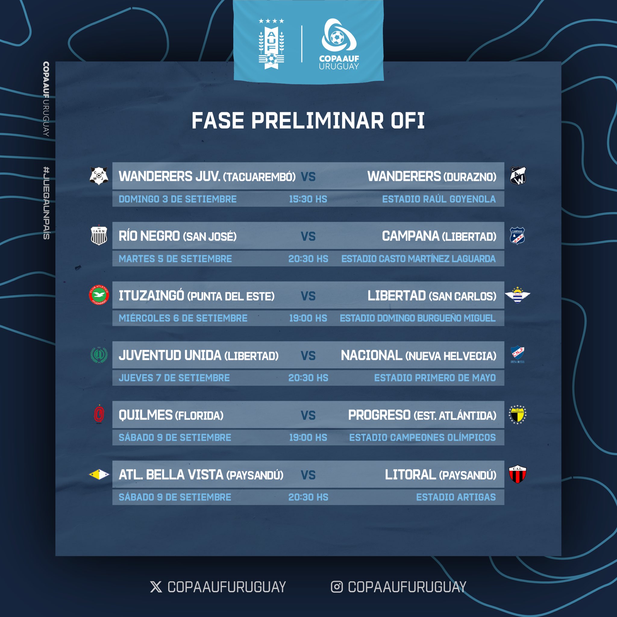 Copa Uruguay: OFI solicitó a la AUF no transmitir más partidos por