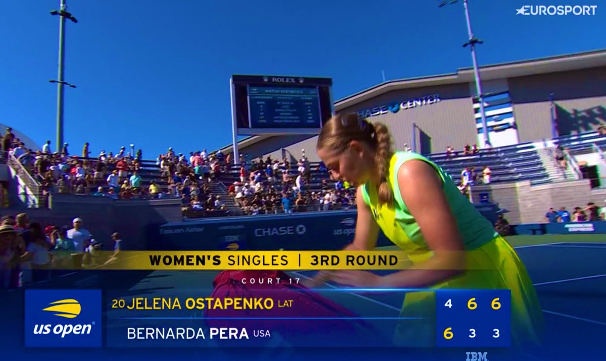 Elle est incroyable. Ostapenko qui a viré un spectateur du stade, remporte son 3e match en 3 sets, ne faisant que 37 fautes. Elle s’offre son 1er 1/8e à l’US Open où elle va affronter Swiatek qu’elle a toujours battue! 3-0, 2 fois sur dur (Indian Wells 21 et Dubai 22).
Explosif!