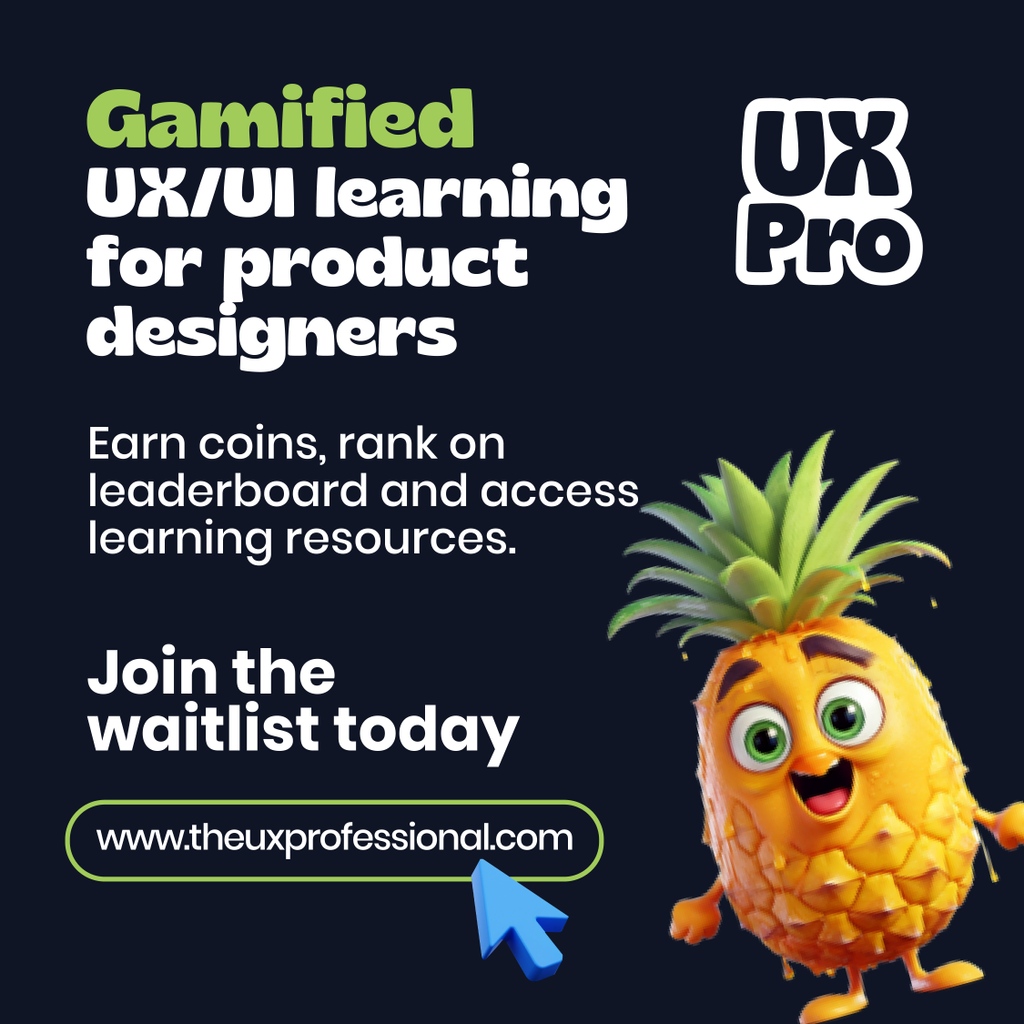 BraveAchievers's tweet image. ⁠The UX Professional game is not just fun, it's the coolest way to learn UX. Try it out today!⁠ Visit l8r.it/IHiB  
⁠
⁠
#uxuidesigner #uxpro⁠ #uxdesign #ux