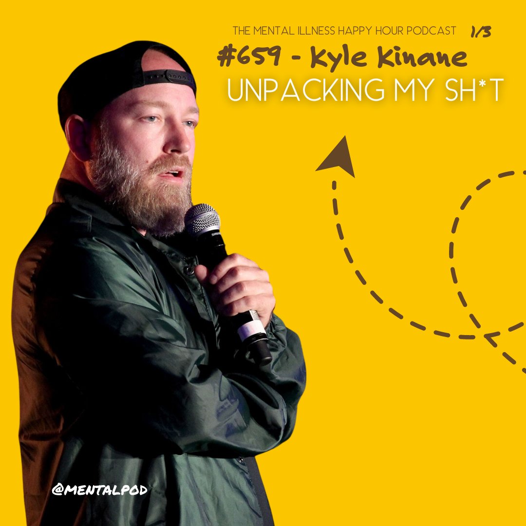 mentalpod's tweet photo. @kylekinane breaks down growing out of the #partyscene, shifting his #perspectives, and getting over what other people think of you. #kylekinane #mihh #mentalillneshappyhour #paulgilmartin https://t.co/sV7y80HbV8