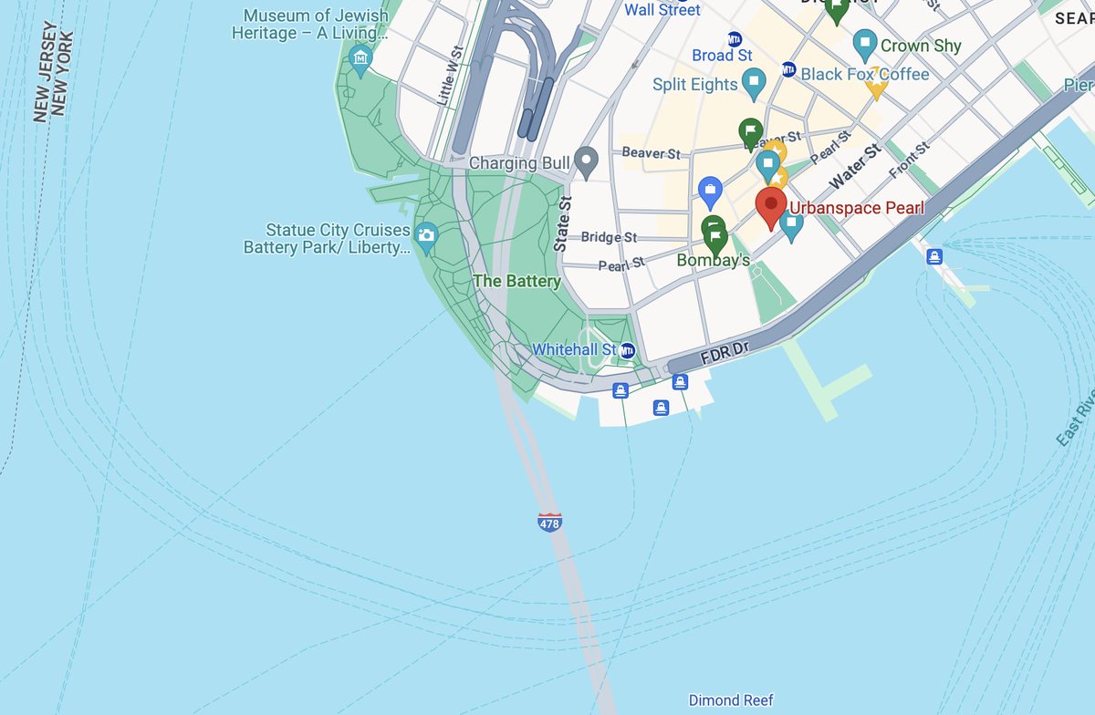 zan_g's tweet photo. new google maps colorway just dropped i'm into it https://t.co/0qyKwkg6hK