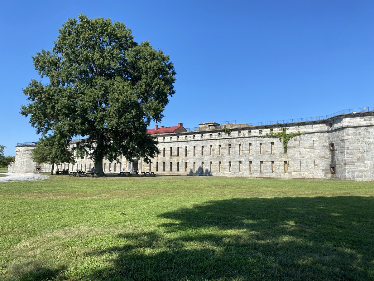 Nostalgic visit to Fort Delaware! Beautiful day to revisit Delaware’s history. #peapatchisland