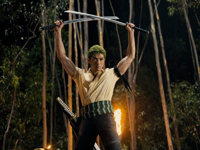 VaultHuntress's tweet photo. Live action Zoro, I'm here for it 🥰🩷

#OnePieceNetflix #OnePieceLiveAction https://t.co/bZ5mAWPbuf