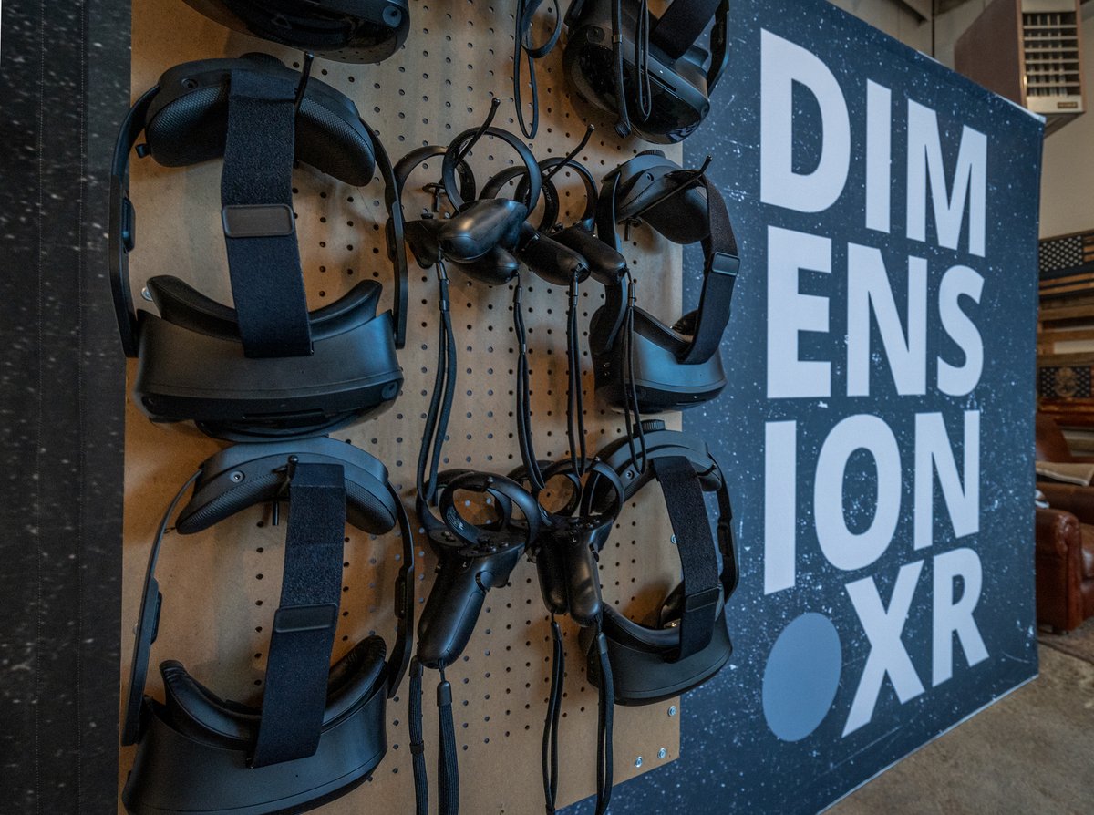 dimension_xr's tweet photo. Here are a few shots from our pop up at the last @Port Orchard Night Market 
We were lucky to be set up at @Re•viv•al to run some VR experiences.  We'll be set up at the next night market as well, so make sure to swing in and see us on Sept 9th.  

📸 Jordan Neal https://t.co/IToSbPPz2E