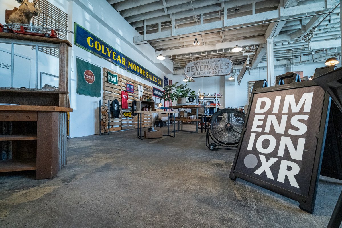dimension_xr's tweet photo. Here are a few shots from our pop up at the last @Port Orchard Night Market 
We were lucky to be set up at @Re•viv•al to run some VR experiences.  We'll be set up at the next night market as well, so make sure to swing in and see us on Sept 9th.  

📸 Jordan Neal https://t.co/IToSbPPz2E