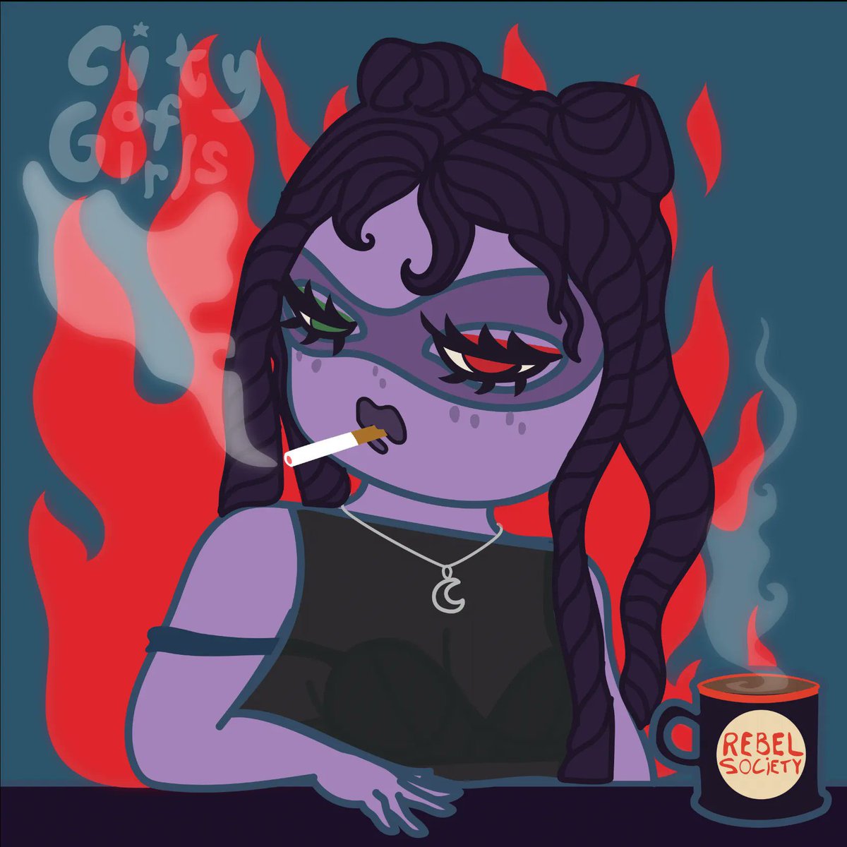Rebel Society (@rebelsocietybtc) on Twitter photo 🔥GIVEAWAY ALERT🔥
Rebels, get ready to grab this badass rebel from the <a href="/CityOfGirls_nft/">City Of Girls</a> DRAGONFIRE drop!❤️🔥
Rules:
💜Follow <a href="/CityOfGirls_nft/">City Of Girls</a> and @RebelSocietyNFT
💜Like/retweet this post to spread the word!
💜Tag 2 friends of yours
The giveaway ends in just 48h ⏰ 🔥GIVEAWAY ALERT🔥
Rebels, get ready to grab this badass rebel from the <a href="/CityOfGirls_nft/">City Of Girls</a> DRAGONFIRE drop!❤️🔥
Rules:
💜Follow <a href="/CityOfGirls_nft/">City Of Girls</a> and @RebelSocietyNFT
💜Like/retweet this post to spread the word!
💜Tag 2 friends of yours
The giveaway ends in just 48h ⏰