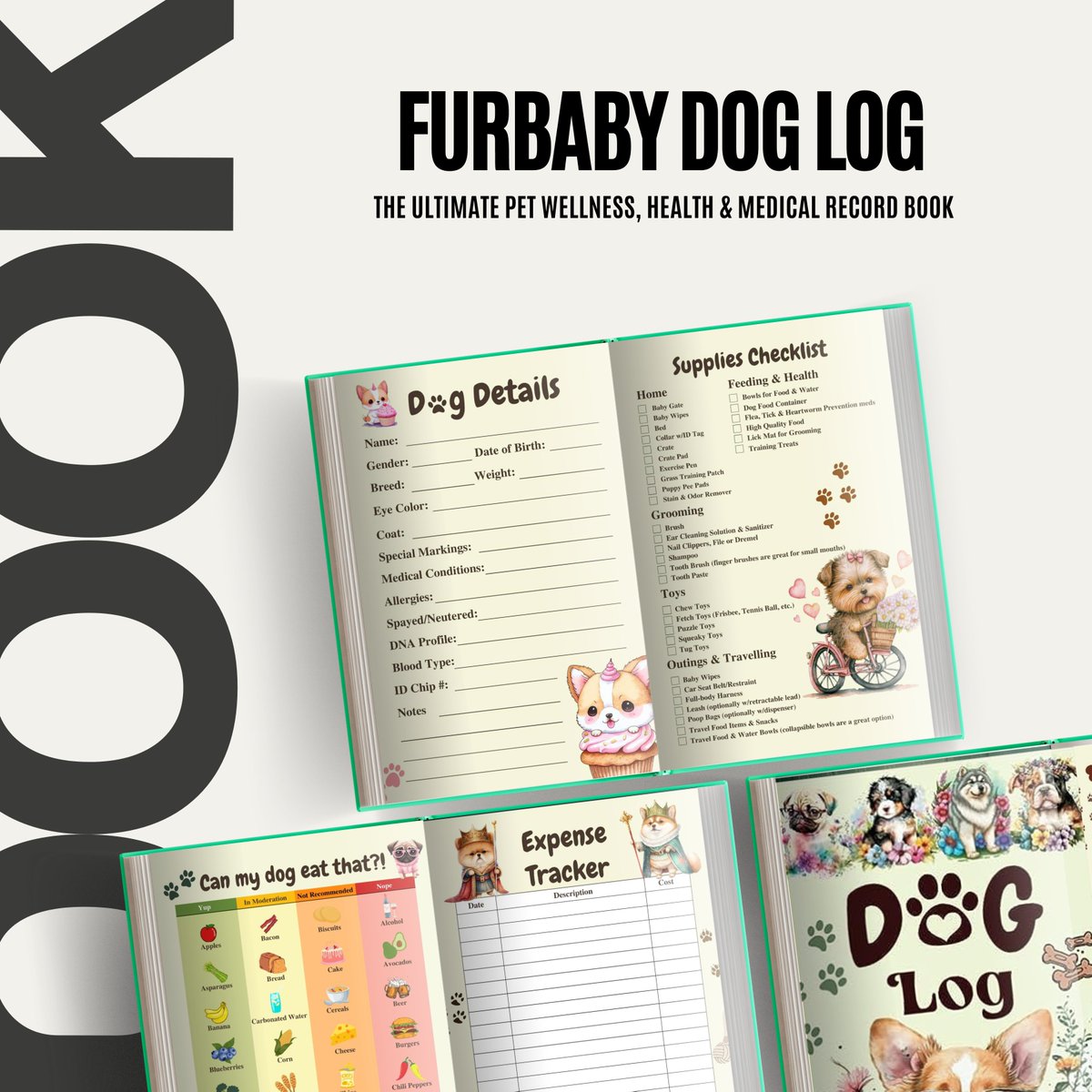 🐾 Introducing the "Furbaby Dog Log" 🐾 Your pet's new best friend for wellness, health, and memories!
🛒 Purchase your "Furbaby Dog Log" on Amazon now: amazon.com/dp/B0C9SBVKZN
#FurbabyDogLog #PetWellness #FurbabyHealth #CherishedMemories