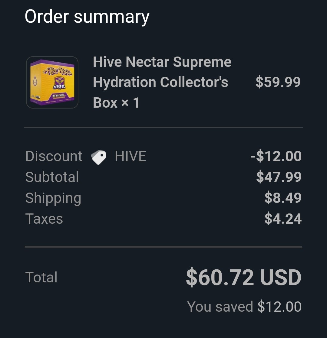 TheGodzillaDude's tweet image. He ain&apos;t kidding. That discount came in CLUTCH this time 🫡

#CodeHIVE 🐝