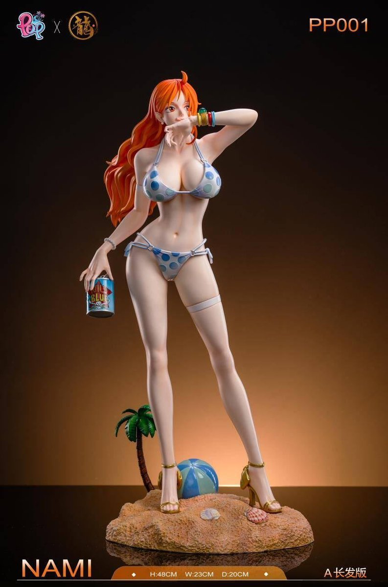 hentaiwaifu__'s tweet photo. Nami from One Piece with the spectacular unofficial figurine created by DRAGON X POP STUDIO! https://t.co/o4VS4ruQwP