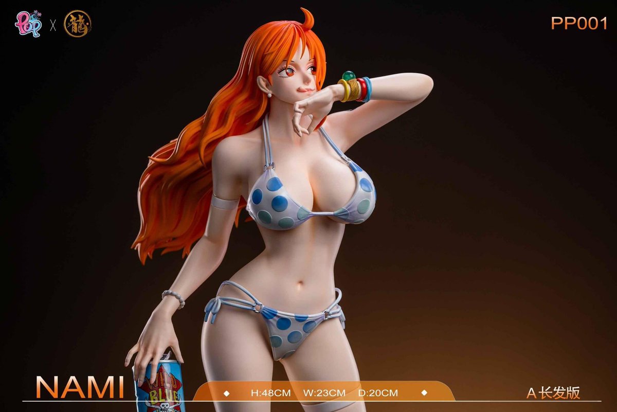 hentaiwaifu__'s tweet photo. Nami from One Piece with the spectacular unofficial figurine created by DRAGON X POP STUDIO! https://t.co/o4VS4ruQwP