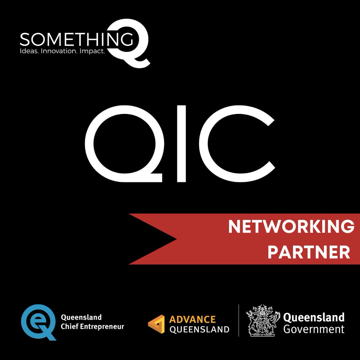 The Queensland Chief Entrepreneur announces QIC as Networking Partner for SomethingQ! Learn more: qic.com.au. Tickets on sale now: bit.ly/somethingqtick…. #SQ23 #SomethingQ #innovation