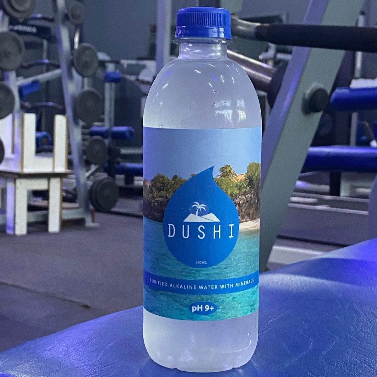 At the gym? Refresh yourself with every sip of DUSHI Purified Alkaline Water 💦 pH 9+ 

DM us for more info or orders.
#refresh 
#healthy
#phnineplus
#healthyalkalinewater
#alkalineliving
#alkalinelife
#alkalinediet
#drinkhealthy
#island 
#dushiwater
#beachlife
#dushi
#dushibrand