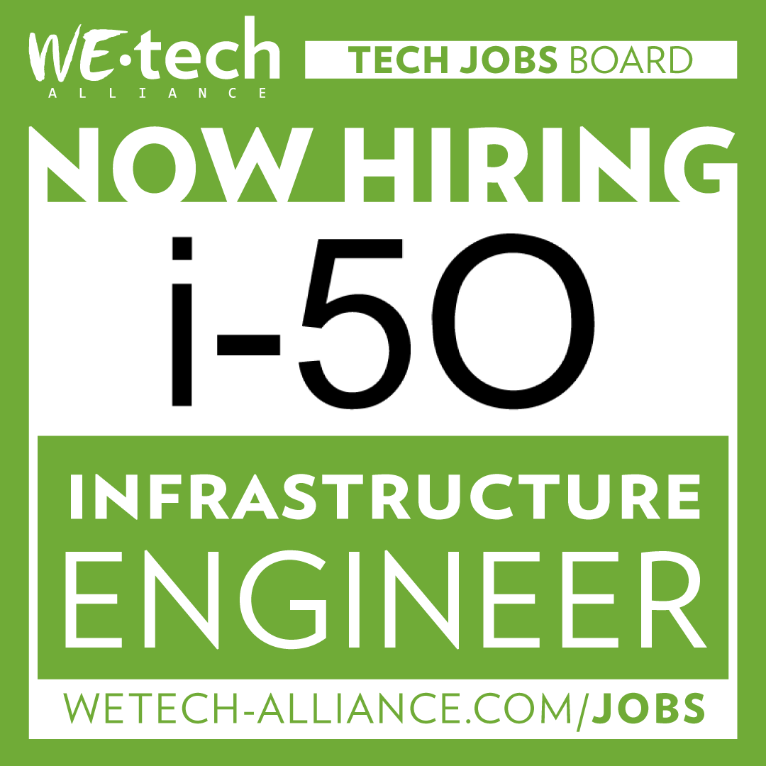 🚨 NOW HIRING! 🚨 i-5O is looking to hire an Infrastructure Engineer for their team. Job Type: full-time Location: 2455 Wyandotte St. W, #YQG Interested or know someone who would be? Apply here: wetech-alliance.com/jobs