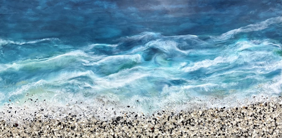 onlineshopcom's tweet image. NEW ARRIVALS @MatticksGallery 

'West Coast 441' 20" X 40" an original encaustic, wax, resin pigment painting on board is one of the new arrivals in the West Coast Series by Brenda Walker.  

thegalleryatmatticksfarm.com/brenda-walker 

#freeshipping #brendawalker #encaustic #westcoast