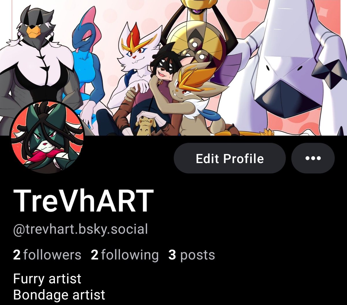 Yeah, with how Twitter is going lately, I don't think I'm sticking around for much longer. Or at least as much as I did in the past.

So, I'm migrating my work to Bluesky! Expect to WAY more posts there ^w^

bsky.app/profile/trevha…