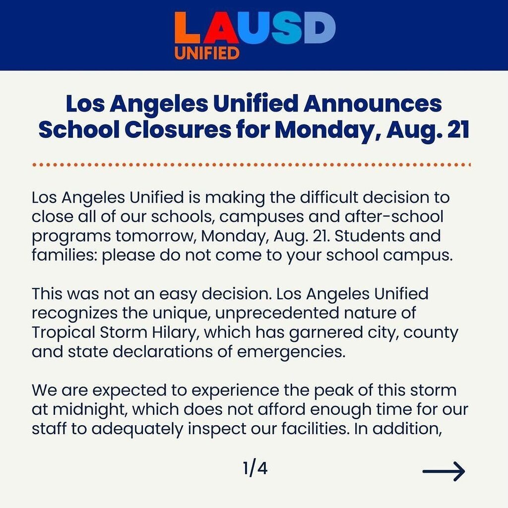 HappeningInERCA's tweet photo. LAUSD school closures https://t.co/4sH84xd6I8 https://t.co/RwjBZAWSID