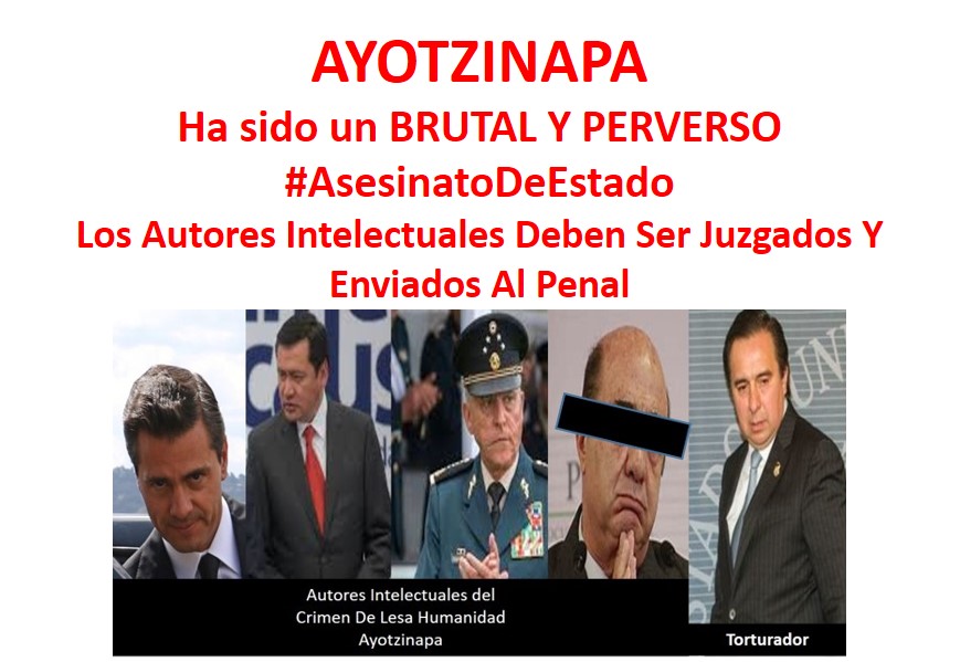 ortega_santoyo's tweet photo. @comoleerenbici @saboteamos @missing_bc @torcomunica @palabritadepape @_LadyByron @alexmelon @Mastuerzo2011 La pregunta es: Algún día cercano o lejos los jóvenes desaparecidos de #Ayotzinapa junto con sus familias y sociedad en general obtendrán JUSTICIA en el #Letal #CrimenDeEstado ordenado por los #AutoresIntelectuales comandados por
@EPN y ejecutores verbales? https://t.co/IHOgZIJsui