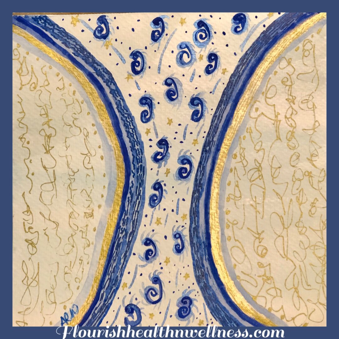 FlourishHealth4's tweet image. Channeled Light Language watercolor art for speaking your truth, self expression, and compassionate listening 💙#spiritart #lightlanguageart #watercolor #watercolorart #throatchakra #vishuddhachakra #energyhealing #channeledart #speakingtruth #selfexpression