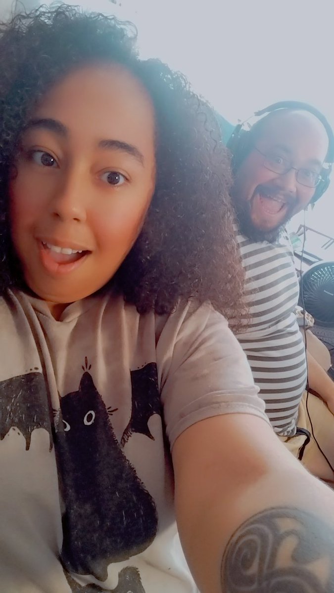TheGothTheGeek's tweet photo. Before we did our 5 hour stream on @Twitch.
#twitch #livestream #youtube #gaming #gamers #gamercouple #ittakestwogame #5hourstream #streaming https://t.co/cWQ8PVvkh7