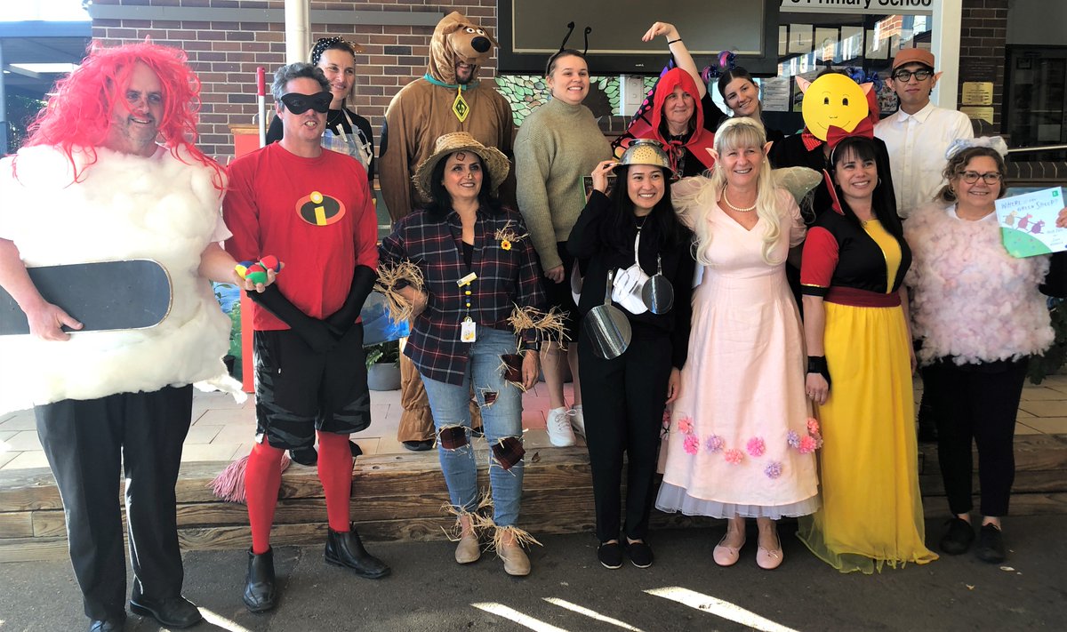 St Mary's staff kicks off Book Week 2023 but we cant' find the Green Sheep!
<a href="/StMarysRydal/">St Mary's Rydalmere</a> <a href="/CatholicEdParra/">Catholic Schools Parramatta Diocese</a> 
<a href="/CatholicEdParra/">Catholic Schools Parramatta Diocese</a> <a href="/TheCBCA/">The CBCA</a>