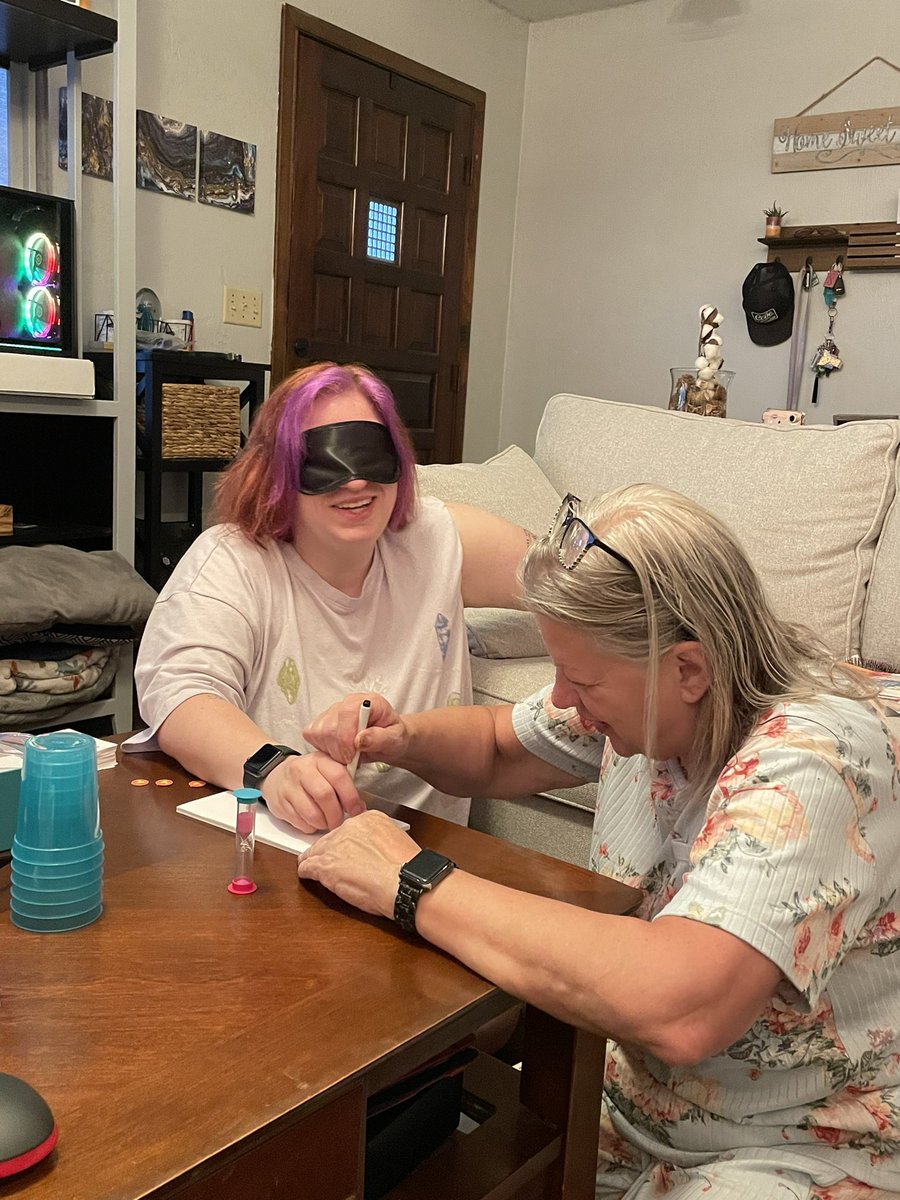 loudpanfeminist's tweet photo. Quick lil game night before mom heads back to the mitten courtesy of #tryazon! We played #withoutfailgame from #ExplodingKittens and couldn’t help but laugh! 😭
You can buy 2 games and get 1 free through the @gameofkittens website in my last picture using the code WFPARTY. https://t.co/kww0TGGZJg