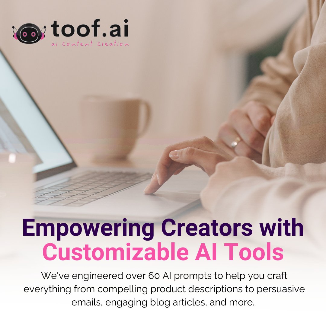 hellotoofai's tweet photo. Empowering Creators with Customizable AI Tools
#AI #ContentCreation #toofai https://t.co/fqY0Zde9Ej