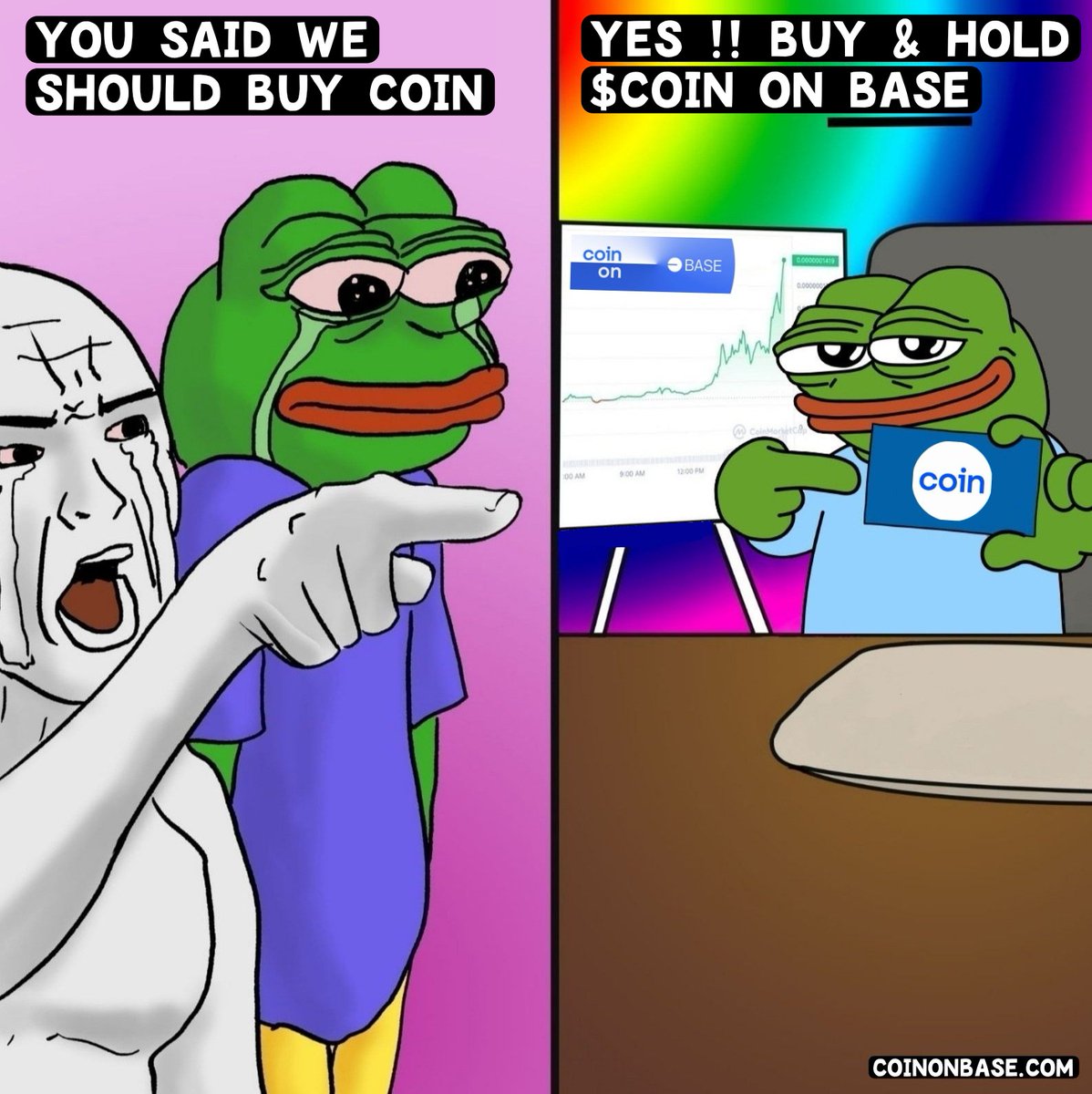 Diam00rphine's tweet photo. @coinonbaseETH what i said. Buy $COIN on Base ☝️ And hold it.
@BrianBaldstrong #CoinOnBase #BuildOnBase #COIN #BASE https://t.co/vyx42kLgE8