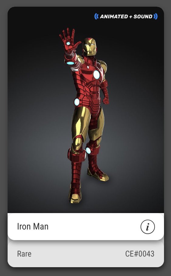 Hey #VeVeFam… I’ve made the tough decision to sell my #43 Iron Man!
I didn’t think I would ever sell it, but I’m really hoping to complete my #GoldenMoments Set and this might be my opportunity to do just that! @veve_official