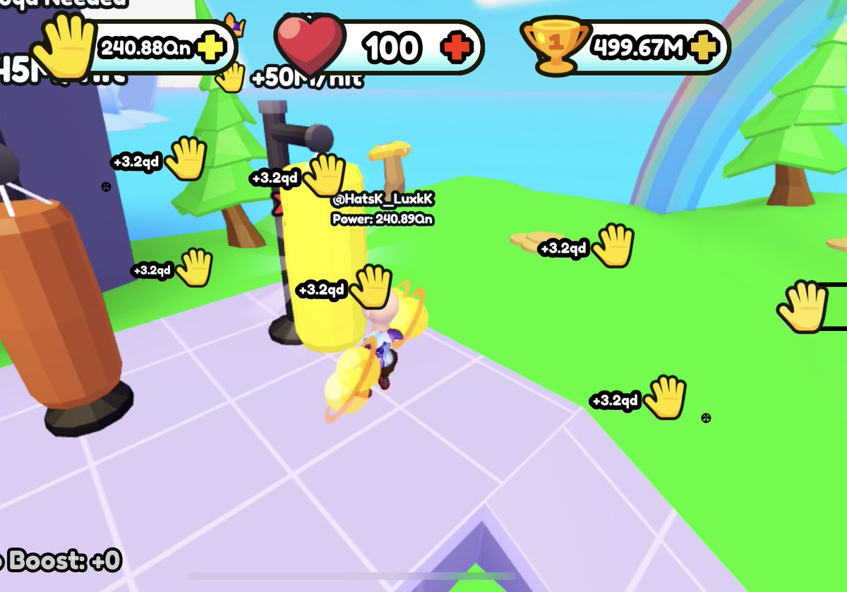 Muso4K's tweet photo. @SlapSimulator Getting the same amount per punch without the pets and with the pets please fix asap 🙏 https://t.co/uhvthSctmS