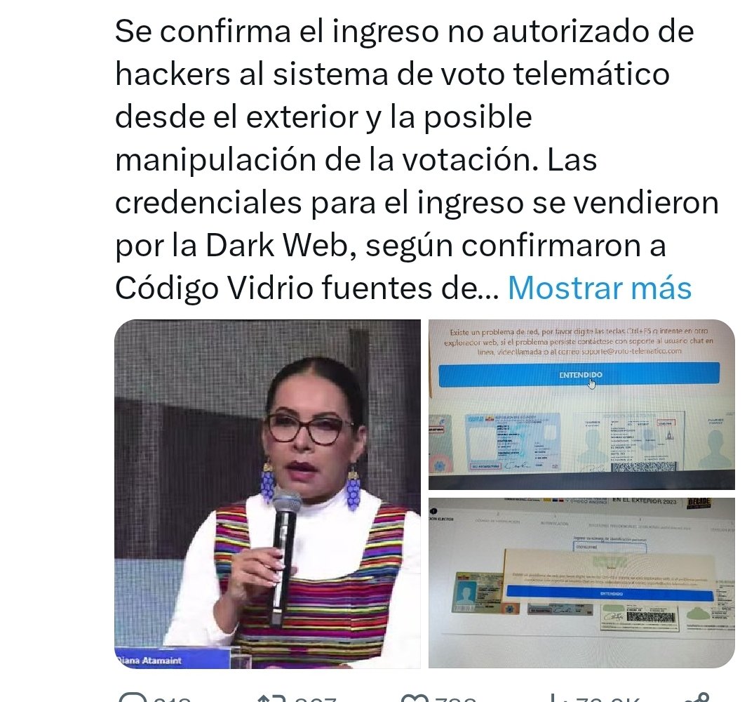 dbastudillo911's tweet photo. Cuando la seguridad de la información no es la prioridad dentro de las organizaciones pasa esto, la transformación digital como la seguridad de la información deben ser un eje transversal en las empresas la organizacion crece la seguridad se  debe fortalecer https://t.co/brkDS7z7nZ
