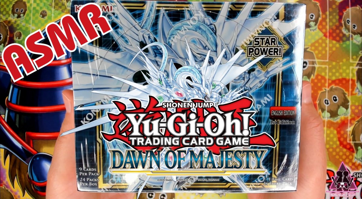TONIGHT!!

#ASMR | Yu-Gi-Oh! ⭐ Dawn of Majesty ⭐
(Unleash your star power and get ready for another majestic #sensoryexperience with Nyx!)

Premiering SUNDAY (8/20) 7:30 PM CDT/8:30 PM EDT

On #YouTube & #Twitch -->  youtu.be/avyxKrr-bQE

#yugioh #yugiohtcg #TCG #TCGVerse