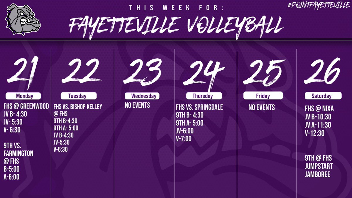 FHSVolleydogs's tweet image. Let’s get this party started! 💜