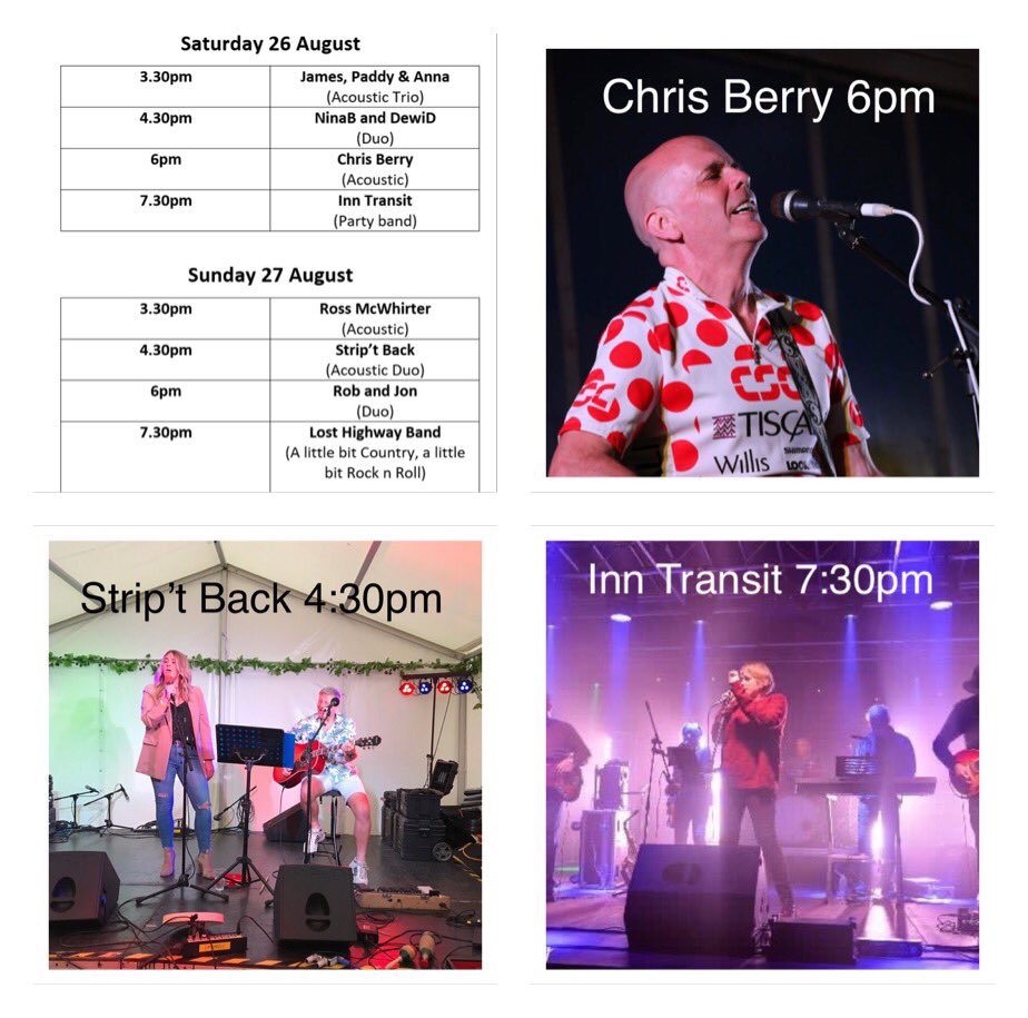 Heres a little snippet of our band line-up for our MINI FEST next weekend! 🎸🎻🪕#thegrapesinn