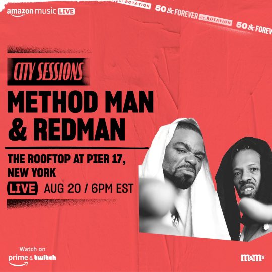 HIPHOP 50th Celebration continues...

Tune in tonight on <a href="/amazonmusic/">Amazon Music</a> <a href="/twitch/">Twitch</a> <a href="/primevideo/">Prime Video</a> at 7pm est