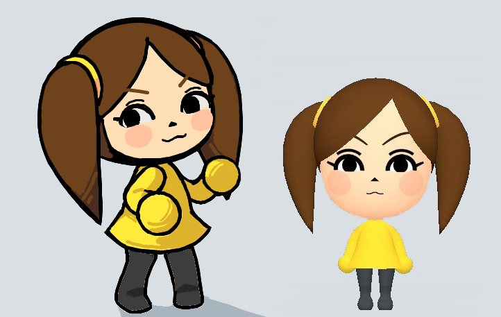 classyfren's tweet photo. every single day this little mii just stands there and gives me this look https://t.co/q5g7rjXNiD