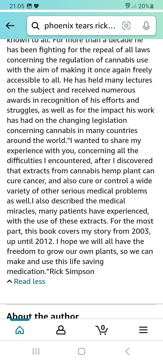spiderwalshy's tweet photo. Looking forward to reading this 💜
IMO, A true pioneer in herbal remedies #RickSimpson #PhoenixTears
I was told at the start of my chemotherapy... cancers a business 😌
Fook that, I had a daughter who needed her Daddy
It's a plant 🪴 ffs 🙄 https://t.co/yakK5gozPN