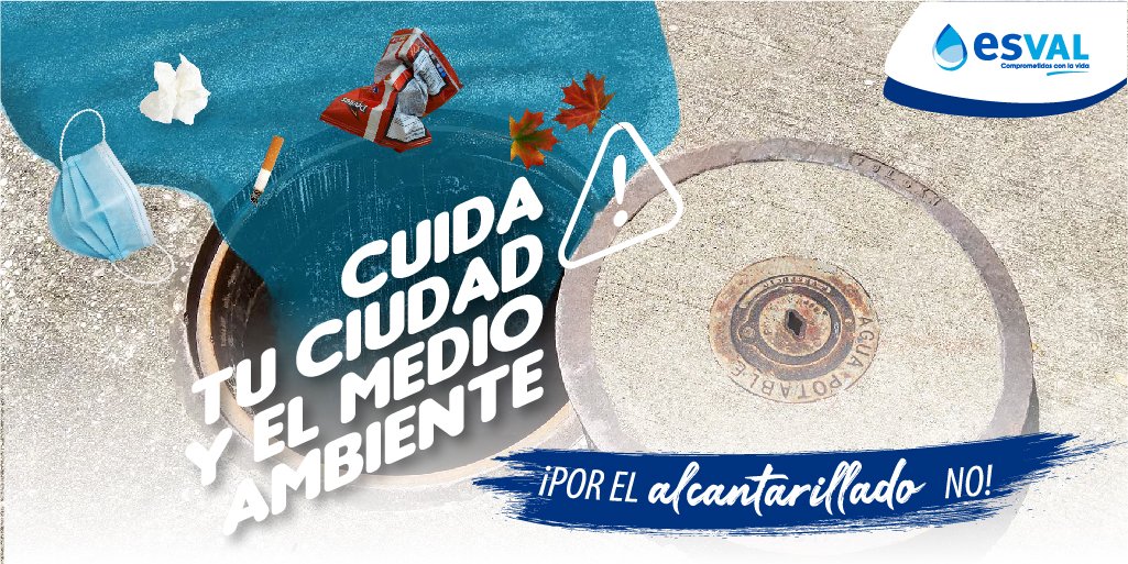 Monad_Event's tweet photo. #PorElAlcantarilladoNo Recuerda que la red de aguas servidas no está diseñada para transportar basura, desechos o material generado por más lluvias. Evita abrir tapas de cámaras para que escurra el caudal, ya que puede afectar el funcionamiento del sistema de recolección https://t.co/55gAC8YVcT