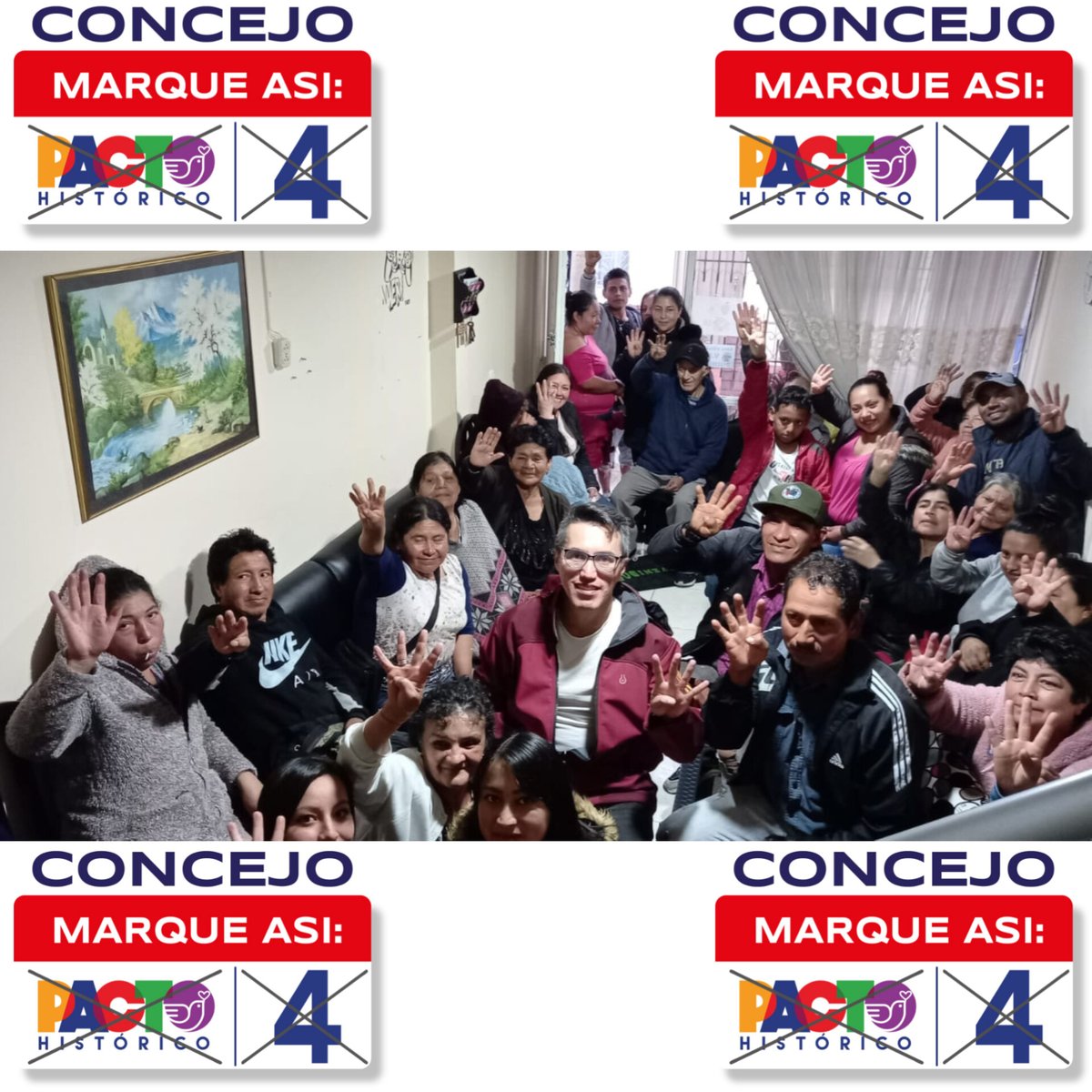 fgamez30's tweet photo. #PH4
#ConcejoPasto 
#Pasto
#Nariño 
El sentir el apoyo de la comunidad es lo más grato de un proceso democratico.
El Pacto es con las comunidades y se hace la democracia en la calles
@ComunesCoL 
@chumarte_ https://t.co/YLqJdIO3br