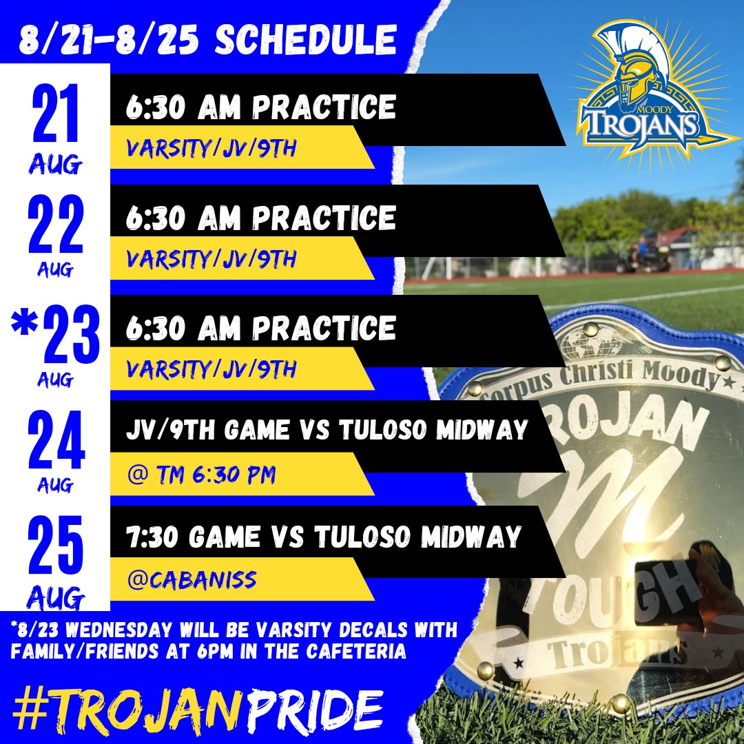 CC Moody Trojans Football tweet media