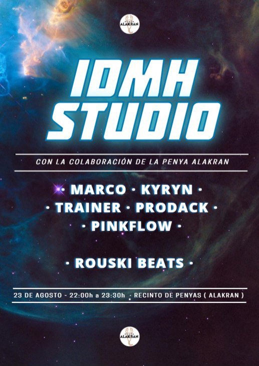 📆 23 DE AGOSTO 
⌛ 22:00h - 23:30h 
🚩 Benicarló - Recinto de penyas.
       (Penya Alakran)

Solo quedan 3 faking días, espero veros a todos los q podáis por ahí, se va a liar parda.