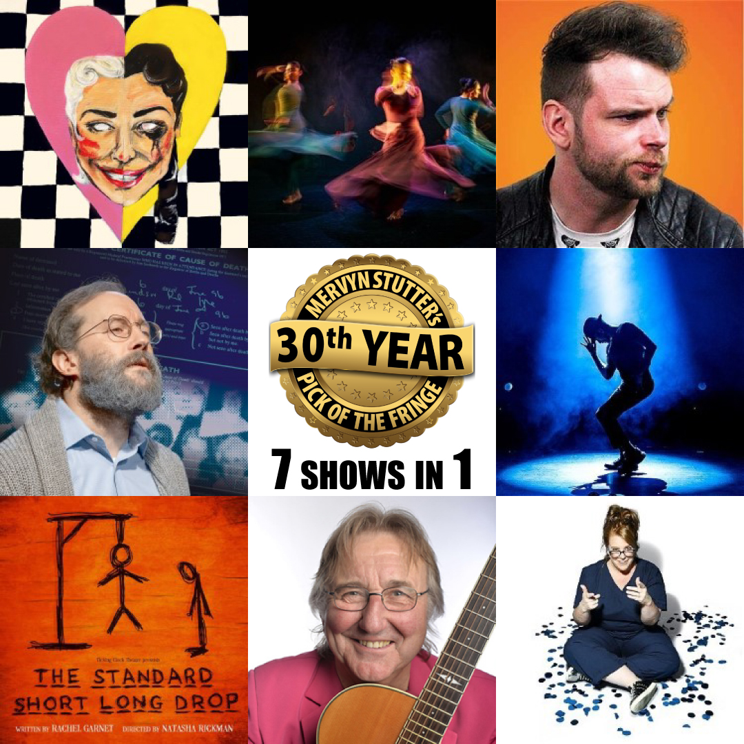 Tue 22 Aug '23 Bird Joe McTernan The Standard Short Long Drop The Quality of Mercy: Concerning the Life and Crimes of Dr Harold Frederick Shipman What If They Ate The Baby? Nurse Georgie Carroll 2020 The Musical bit.ly/MervsPick2023 #FillYerBoots