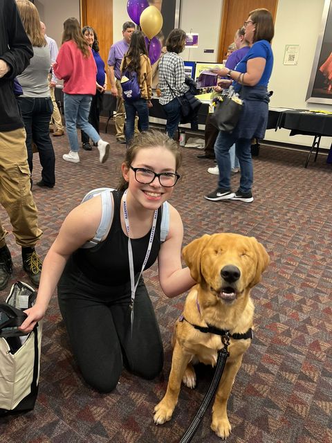 Nazuniversity's tweet photo. “I chose Nazareth because it has been my dream school since the 6th grade,” says Jaci Jackson! Congrats on being #NazBound. Jaci’s mother and aunt went to Nazareth. Jaci says, “I love the campus, the educators, and the communities available!” See you on campus soon! 💜 💛 https://t.co/akj1mgyEER