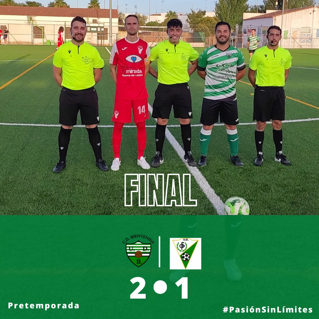 🙌Magnífico partido para seguir calentando motores. Dani y Raúl pusieron las guindas a la machada.

Gracias como siempre a la <a href="/UDFDC/">UD Fuente de Cantos</a> y sus aficionados por su cercanía y deportividad. Os deseamos otra gran temporada en #TerceraRFEF☺️

#PasiónSinLímites💚🤍