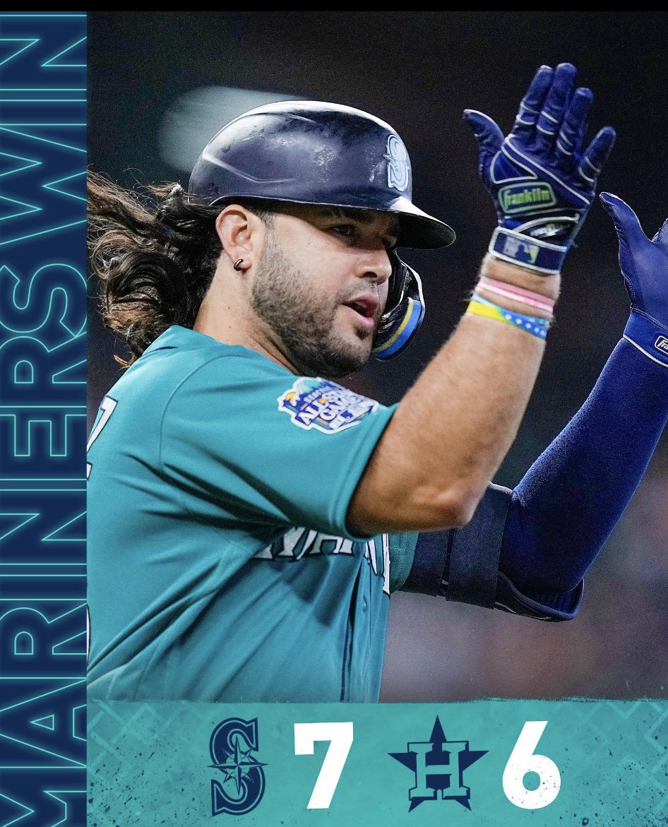 KathieInSeattle's tweet photo. That’s SWEEP baby! #Mariners #SeaUsRise #WhereIRoot https://t.co/woMqn6rEBm
